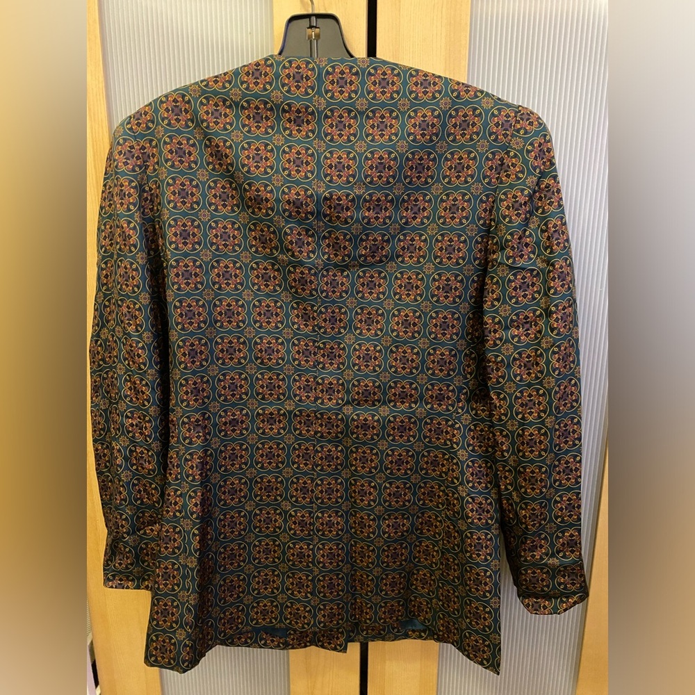 Vintage Alcott & Andrews jacquard jacket Size Small - Picture 2 of 7